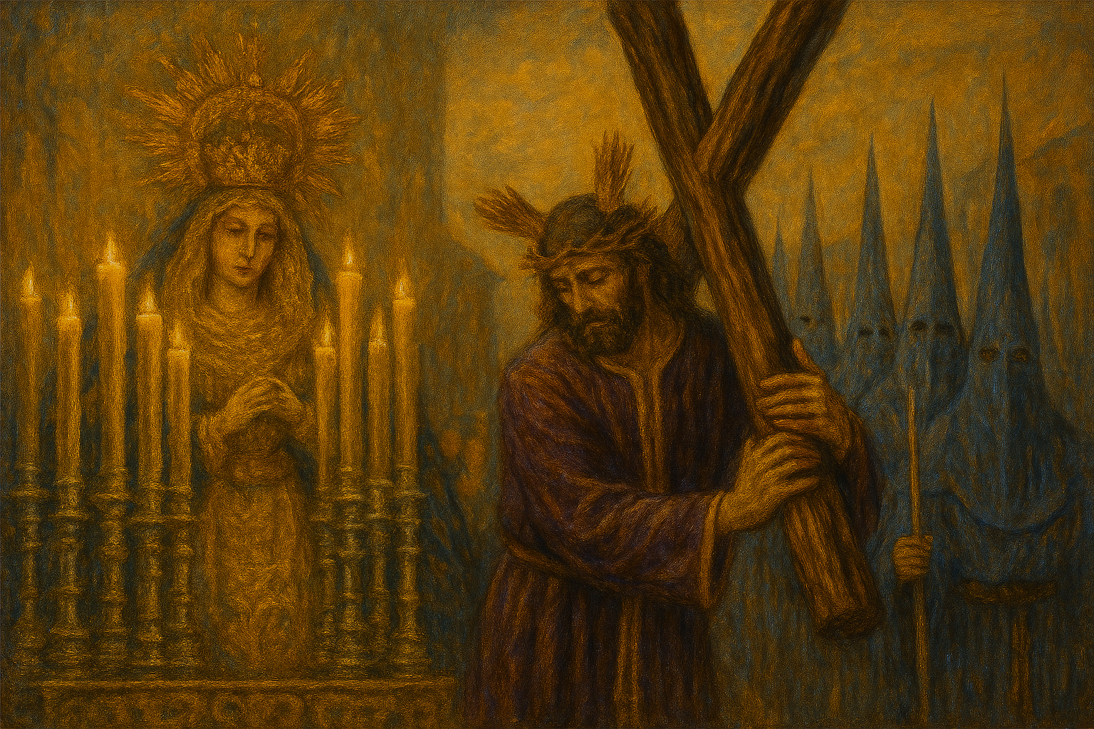 Andalucía vive una Cuaresma intensa: cultos, vía crucis y ensayos marcan la jornada