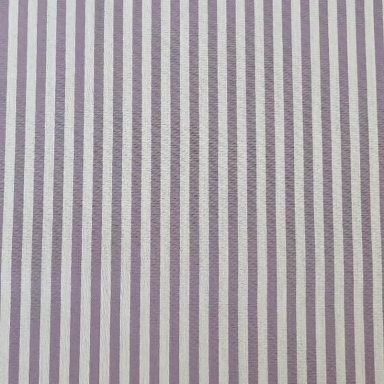 Fondo de tela con rayas verticales moradas y blancas.